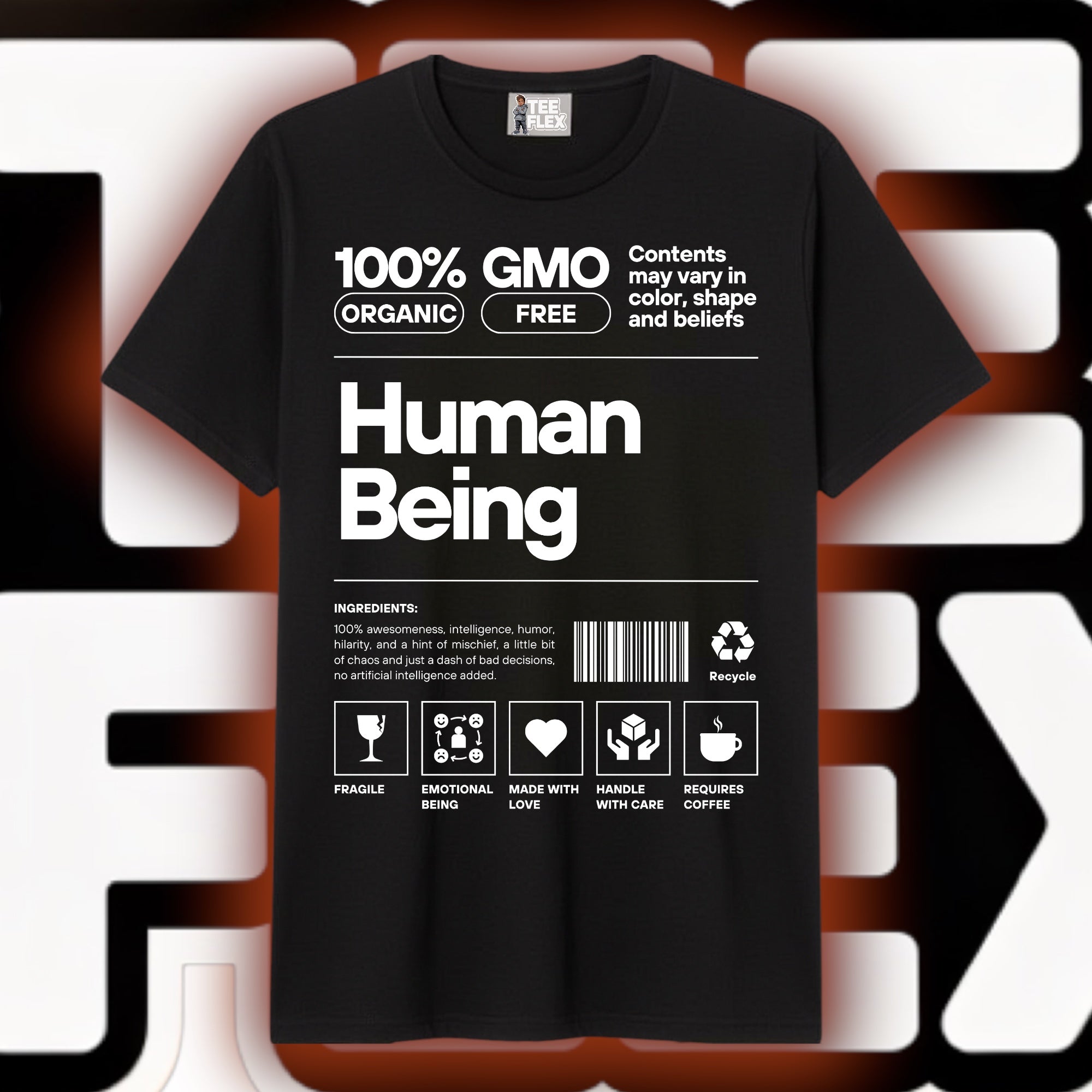 Human Being Label Tee