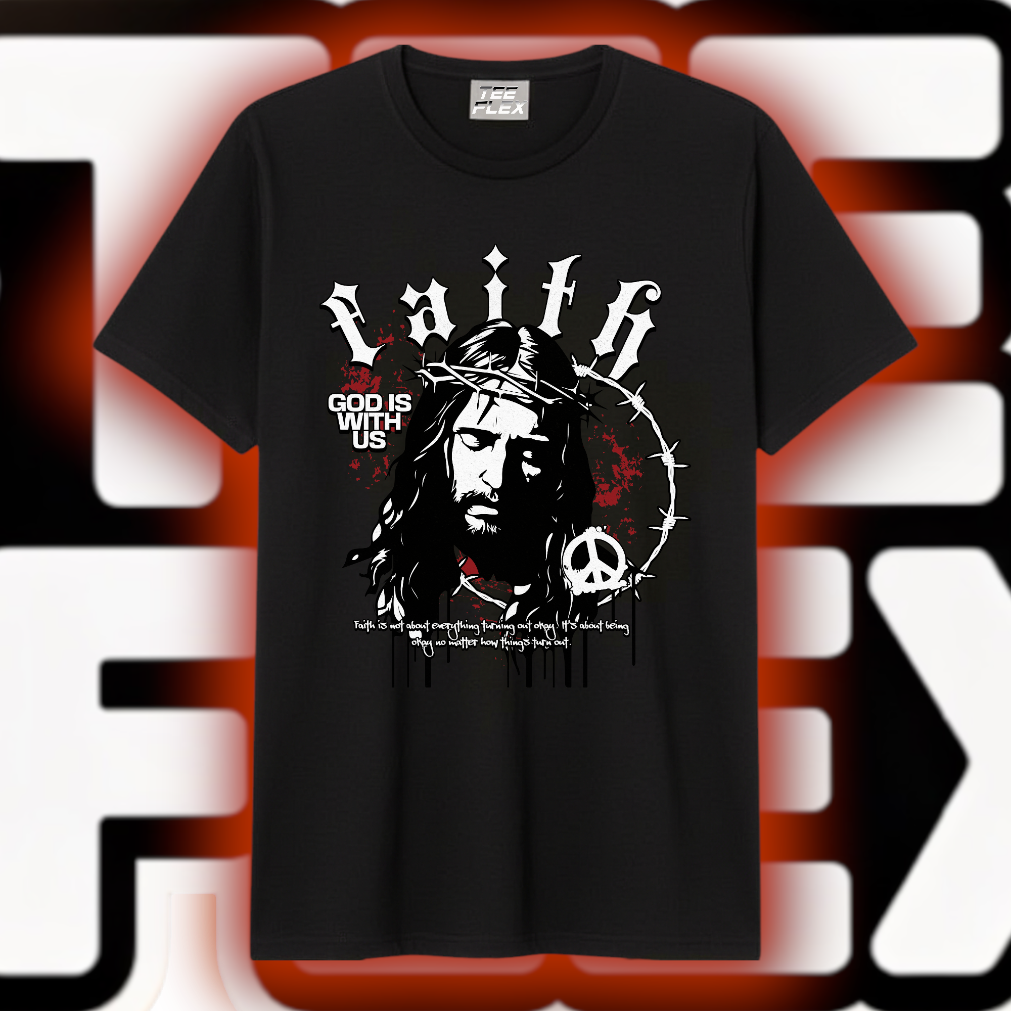 God Is With Us Faith Tee