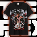Muhammad Ali Float Like a Butterfly Sting Like a Bee vintage bootleg graphic tee in black